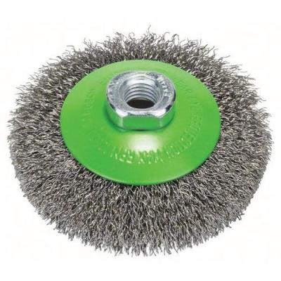 Bosch Accessories 2608622108 Brosse conique en inox 100 mm 0,35 mm M14