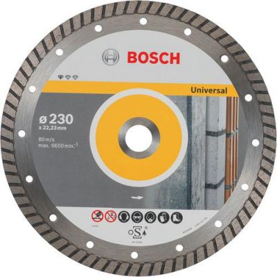 Disque de coupe diamant standard pour turbo universel, 180x22,23x2,5x10 mm, lot de 1