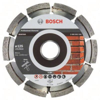 Bosch Accessories Fraise &agrave; Joints Expert pour Mortar, 125 Diam&egrave;tre