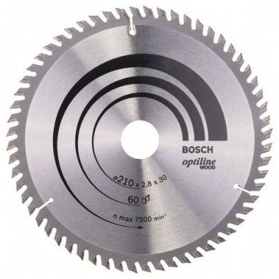 Bosch Lame De Scie Circulaire 210X30, 60 Dents
