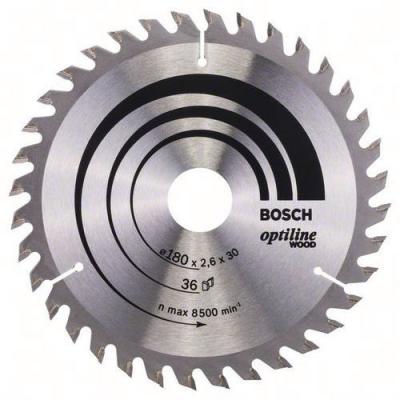 Lame de scie circulaire Optiline Wood 180 x 30/20 x 2,6 mm, 36 1pc