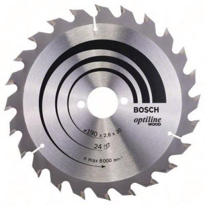 Lame de scie circulaire 190x30, 24 Dents BOSCH