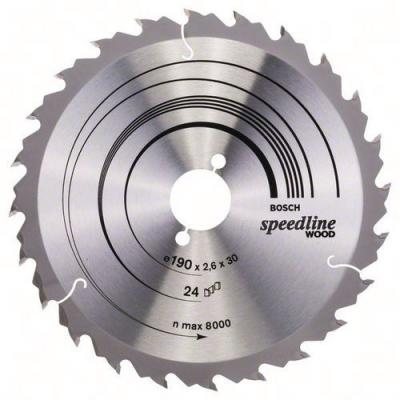 Bosch - 2608640801 Lame de scie circulaire Speedline Wood