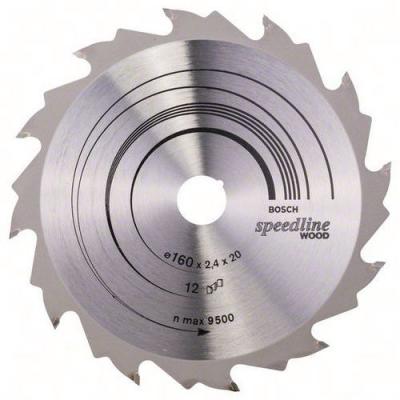 Bosch Accesorios Lame De Scie Circulaire Pour Bois Se Wo H 160x20-12