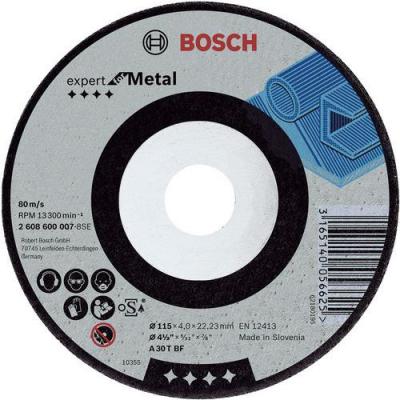 Bosch Metal Grinding Disc 125 X 6 Mm Noir
