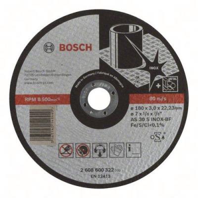 Bosch disque a tron&ccedil;onner a moyeu plat expert for inox diametre - 180 x 3mm