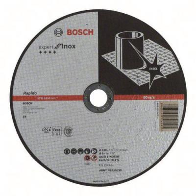 BOSCH Disque EXPERT &agrave; tron&ccedil;onner &agrave; moyeu plat Sp&eacute;cial inox - 230x1,9 MM