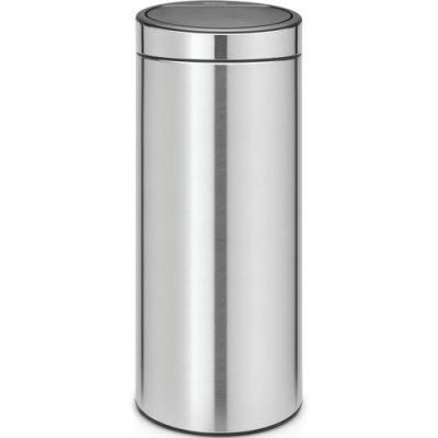 Touch Bin New 30 l Matt Steel Code G - Brabantia - Argent - M&eacute;tal