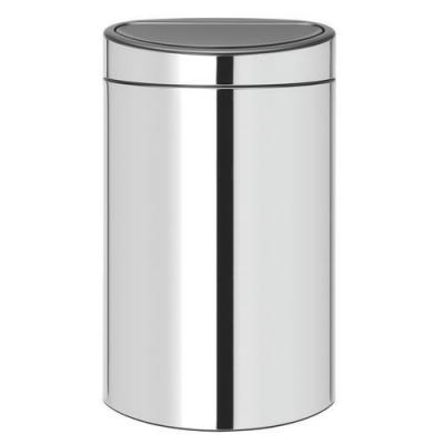 Poubelle Brabantia Touch Bin New Brilliant Steel 40 l Argent
