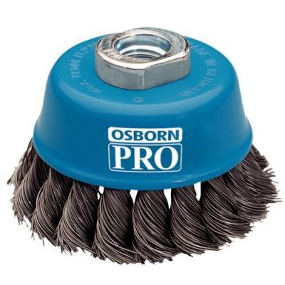 Osborn 0002608151 M140.50 Mm Twisted Steel Cup Circular Brush Bleu