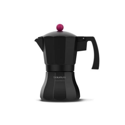Cafeti&egrave;re italienne taurus kcp9009i 9t noir aluminium (9 tasses)