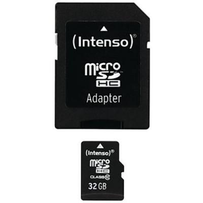 INTENSO MICROSDHC 32GB  W/ ADAPTER