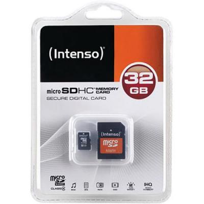 INTENSO Carte MicroSDHC Class 4 - 32Go