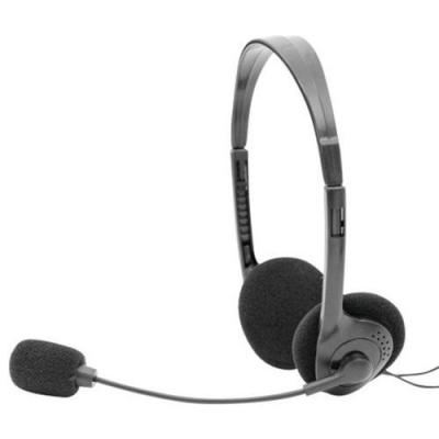 DACOMEX Casque-Micro St&eacute;r&eacute;o Ajustable USB noir 
