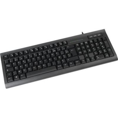 Dacomex DACOMEX Clavier K460u avec hub USB noir