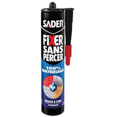 Sader fixer sans percer 100% materiaux cartouche 290ml 