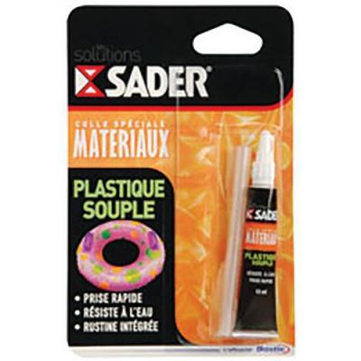 Colle plastique souple - 12 mL - Sader