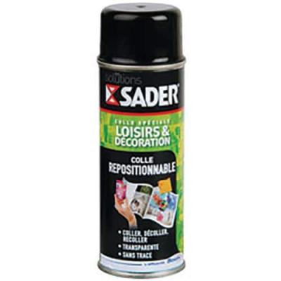 Sader spray colle repositionnable tous supports - sans trace - 200 ml