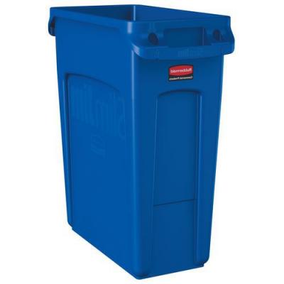 Collecteur Slim Jim Avec A&eacute;ration - 60l - Bleu