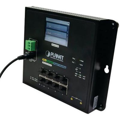 Commutateur Industriel Plat Avec Lcd 8 Ports Gigabit Planet