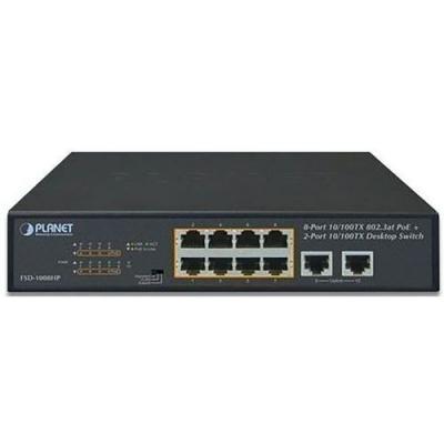 Commutateur Planet Fsd-1008hp 10" 10p 10/100