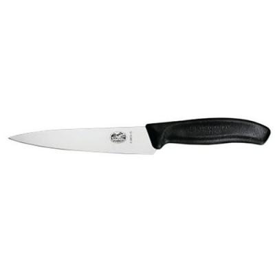 Couteau &agrave; d&eacute;couper SwissClassic 15 cm - noir, Victorinox