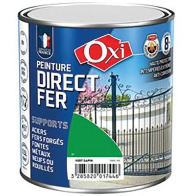 Peinture direct sur fer - 0.5 l - vert sapin - OXI