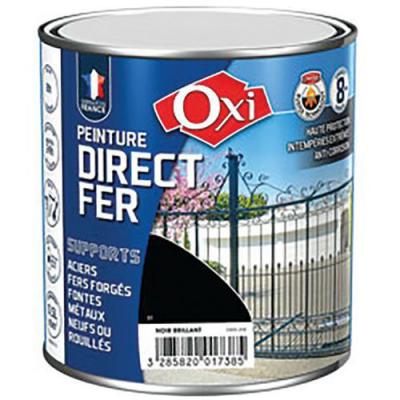 Peinture direct sur fer - 0.5 L - noir brillant
