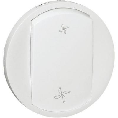 Legrand 068061 Enjoliveur C&eacute;liane pour Commande VMC, Blanc, Lot de 10