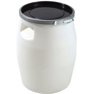 F&Ucirc;T 50 litres BLANC, GENOUILL&Egrave;RE METAL et COUVERCLE NOIR - GILAC