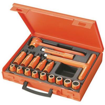 Composition de 17 outils isol&eacute;s 1000 Volts s&eacute;rie Facom S.401AVSE