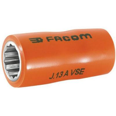 Facom 1 Douilles 3/8" 12 Pans Isol&eacute;es 1000 Volts S&eacute;rie Vse Facom