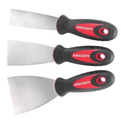 Facom 1 Jeu De 3 Spatules Souples Inox Facom