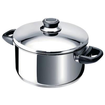Beka -12031204 Polo Faitout + Couvercle en acier inoxydable 20 cm
