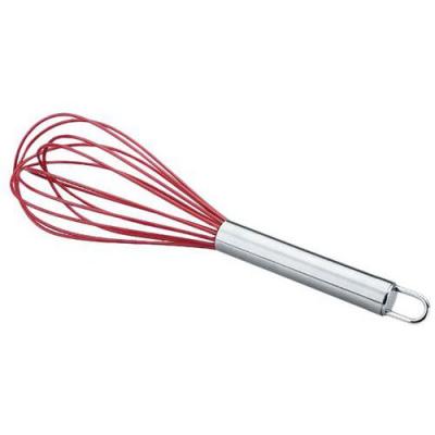 Fouet 30 cm - silicone, manche inox