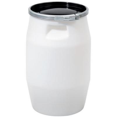 F&Ucirc;T 100 litres BLANC, GENOUILL&Egrave;RE METAL et COUVERCLE NOIR - GILAC