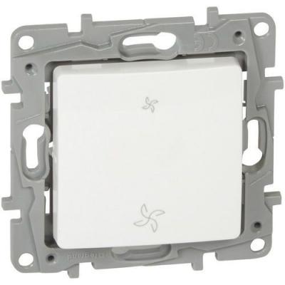 Legrand - 664791 Interrupteur vmc Nilo&eacute; 2 positions pur - blanc