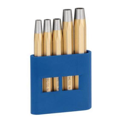 Jeu de chasse-rivets RENNSTEIG dans support en plastique 5 pcs.