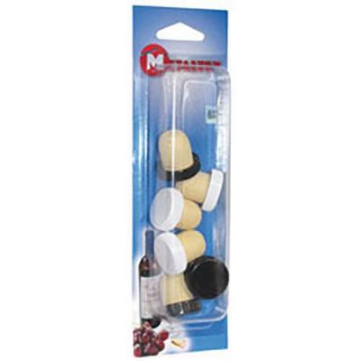 Metaltex 257240 Bouchon avec T&ecirc;te Plastique Multicolore 6 Pi&egrave;ces