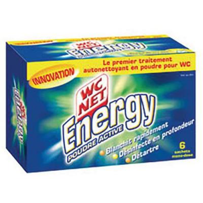 WC Net Energy Poudre D&eacute;tartrante Total Hygiene System 6 x 60 g
