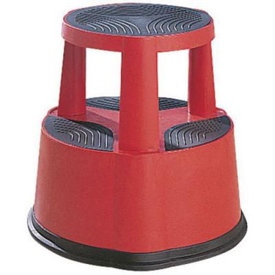 Mobil Step - Marchepied mobil step sur roulettes, modele luxe - Rouge
