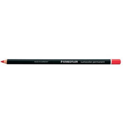 Crayon marqueur permanent Lumocolor Glasochrom - bo&icirc;te de 12 - blanc