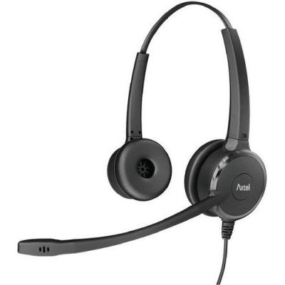 Casque filaire St&eacute;r&eacute;o Axtel Prime MS HD Duo NC USB - Noir