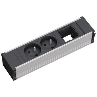 BACHMANN Multiprise CONI pour cadre 2 prises + 1 emplacement