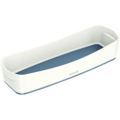 Leitz Bac de Rangement MyBox, Format Long, Waterproof, Blanc