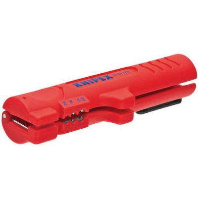 Knipex Outil &agrave; d&eacute;gainer pour c&acirc;bles plats et ronds 125 mm 16 64 125 SB