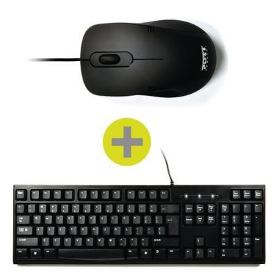 Port Designs 900900 clavier USB AZERTY Fran&ccedil;ais Noir