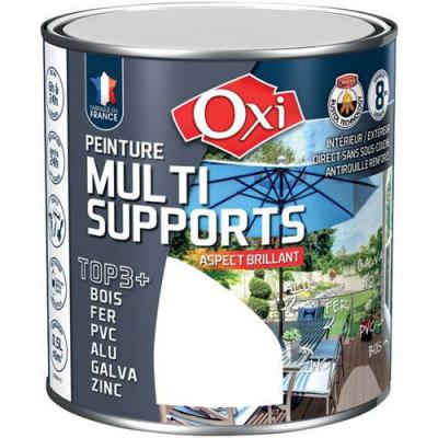 Peinture multi supports top 3+ bordeaux brillant ral 3011 0.5l 