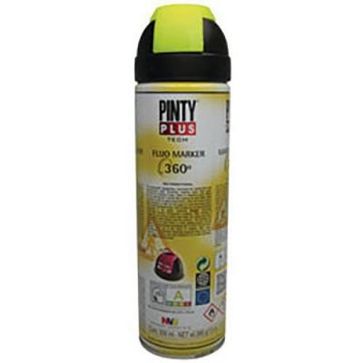 Peinture Bombe Tra&ccedil;age Chantier Jaune De 500 Ml T146 254
