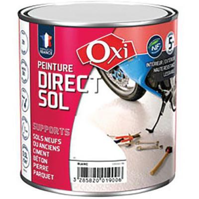 OXI Peinture direct sol satin - 0,5 L - Gris clair